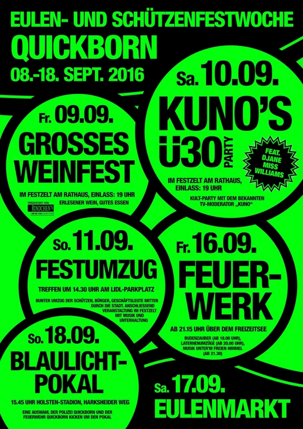 Eulen- und Schützenfestwoche